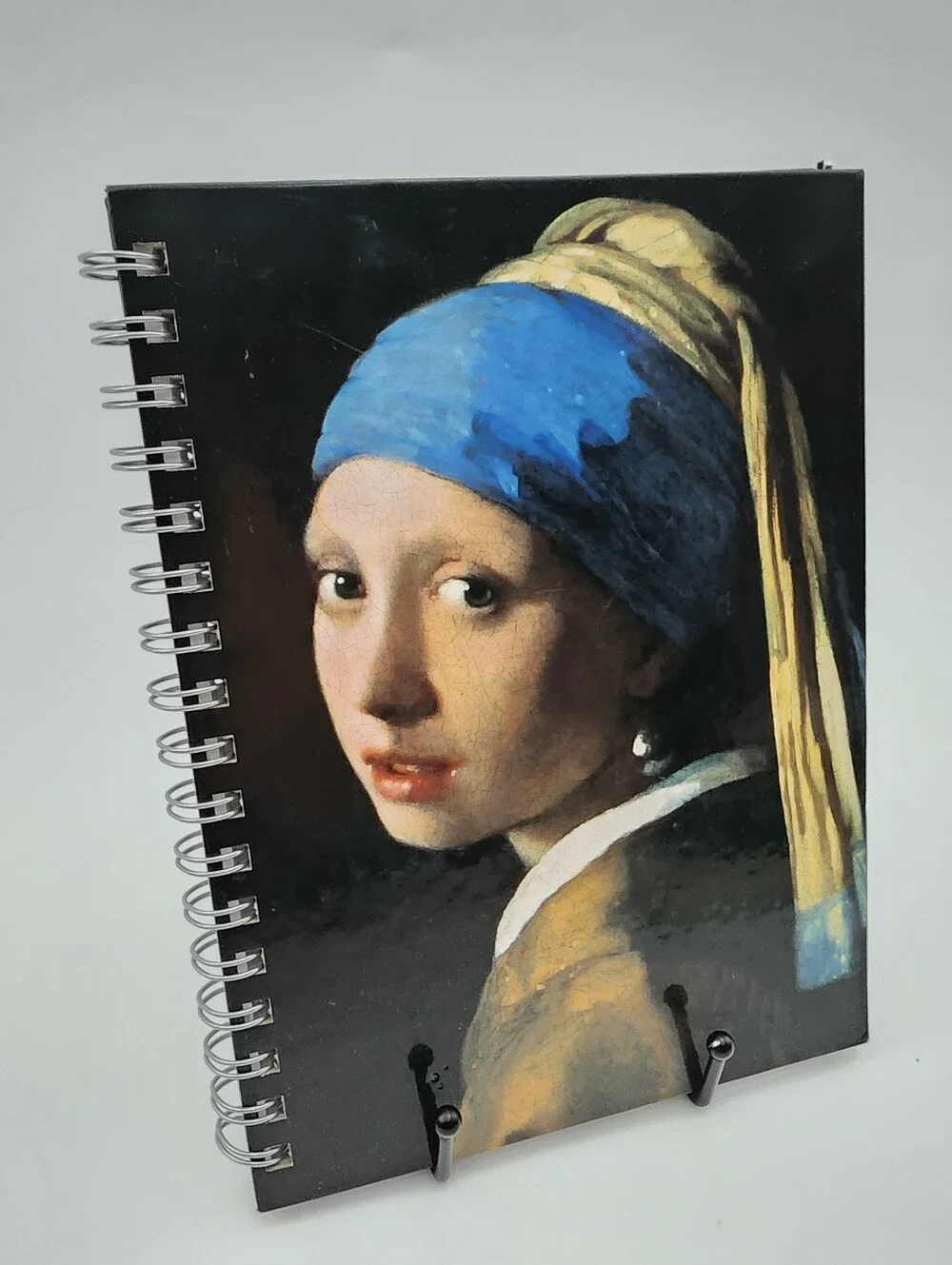 Girl with a Pearl Earring by Johannes Vermeer Spiral Sketch Notebook